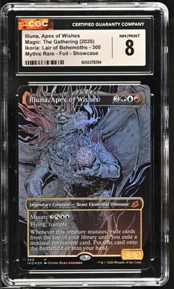 ILLUNA, APEX OF WISHES Ikoria: Lair of Behemoths Showcase Foil Mythic CGC 8 MTG - Image 1