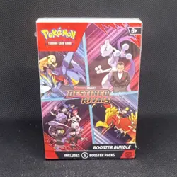 Pokemon TCG Scarlet & Violet Destined Rivals Sealed Booster Bundle Box 6 Packs - Image 1