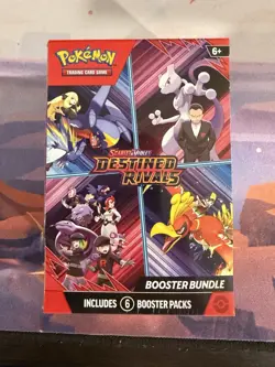 Pokemon TCG Scarlet & Violet Destined Rivals Booster Bundle Box 6 Packs - Image 1