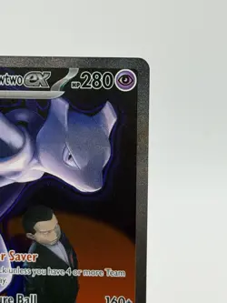 Team Rockets MewTwo Ex 281/217 SIR Ascended Heroes NM / Mint PACK FRESH Pokemon - Image 3