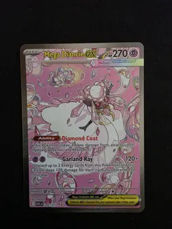 Mega Diancie ex 282/217 SIR Ascended Heroes Evolution NM English Pokemon TCG - Image 1