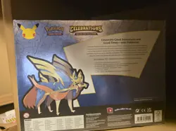 Pokemon TCG Celebrations Deluxe Pin Collection Box English 2021 Zacian LV.X 25 - Image 2