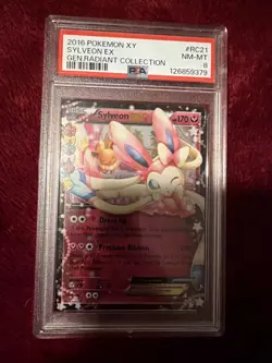 Pokemon Sylveon EX TCG RC21-32 Generations Radiant Collection PSA 8 - Image 1