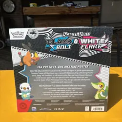 Pokemon TCG Black Bolt White Flare Unova Poster Collection Lot of 4 Sealed. - Image 3