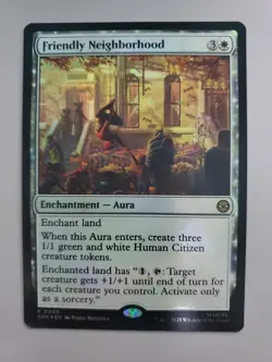 MTG Friendly Neighborhood Marvel's Spider-Man Foil Rare - Image 1