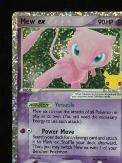 Mew EX 88/92 Classic Collection Celebrations: 25th Anniversary Pokemon TCG - Image 4