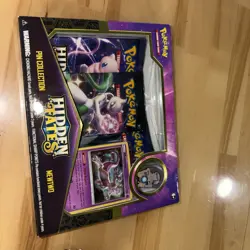 Pokemon TCG Mewtwo Hidden Fates Pin Collection NEW - Image 1