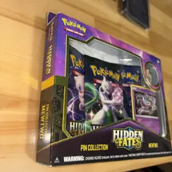 Pokemon TCG Mewtwo Hidden Fates Pin Collection NEW - Image 5