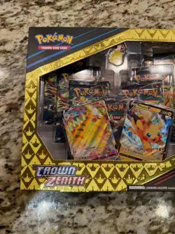 Pokemon TCG Crown Zenith Pikachu Vmax Premium Collection Box 7 packs SEALED - Image 2