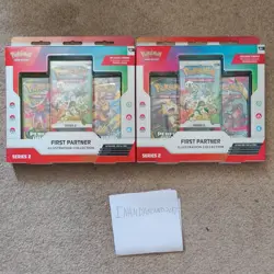 2X Pokemon TCG First Partner Illustration Collection Series 2 - Image 1