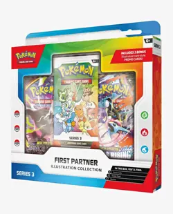 Pokemon TCG First Partner Illustration Collection Series 3 Box 3 Promo Cards - Image 1