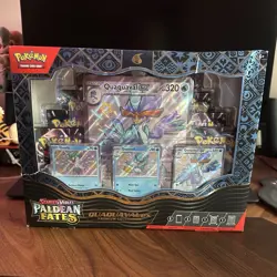 Pokemon TCG Paldean Fates Quaquaval ex Premium Collection Box (box damage) - Image 1