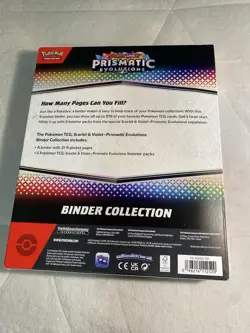 2025 Pokemon TCG: S&V Prismatic Evolutions Binder Collection Box Factory Sealed - Image 2