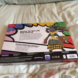 Pokemon TCG Ascended Heroes Premium Poster Collection Mega Lucario FactorySealed - Image 2