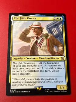 1x THE FIFTH DOCTOR - Doctor Who - MTG - Magic the Gathering - Image 1