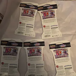 Pokemon TCG Sword & Shield Chilling Reign Booster Packs x5 10 Cards Each English - Image 2