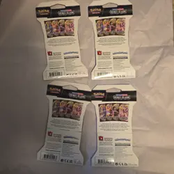 Pokemon TCG Sword & Shield Rebel Clash Booster Packs x4 10 Cards Each English - Image 2