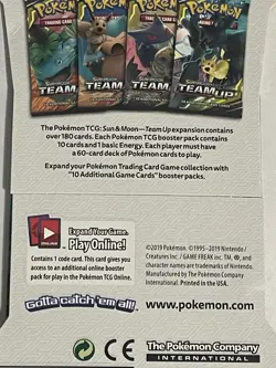 Pokemon TCG Sun & Moon Team Up Sleeved Booster Pack Factory Sealed New - Image 3