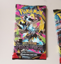 Pokemon TCG Mega Evolution Pitch Black Booster Pack 10 Additional Game Cards - Image 1