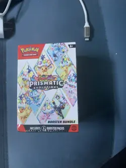 Pokemon TCG Prismatic Evolutions Booster Bundle 6 Packs 60 Cards English - Image 1