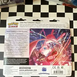 Pokemon TCG Fusion Strike 3-Pack Blister, Eevee Promo Card & Coin (English) - Image 2