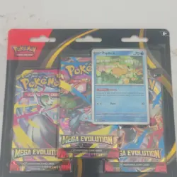 Pokemon TCG Mega Evolution 3-Pack Booster Blister 10 Cards/Pack Psyduck Card - Image 1