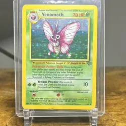 Venomoth 13/64 Holo Rare Jungle Pokemon TCG MP/LP - Image 1