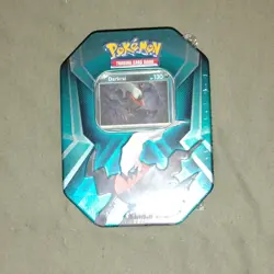 Sealed Pokemon TCG Darkrai Tin – Featuring Darkrai Promo Card & Booster Packs - Image 1
