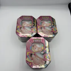 Pokemon TCG: Mega Moonlit Tin (Mega Clefable ex) New & Sealed X 3 - Image 2