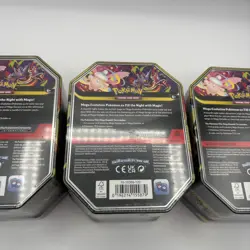 Pokemon TCG: Mega Moonlit Tin (Mega Clefable ex) New & Sealed X 3 - Image 5