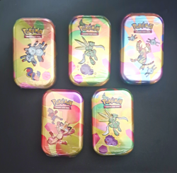 Pokemon 151 TCG Mini Tin Bundle (5 Tins) (Sealed) - Image 1