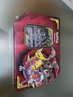 Pokemon TCG TAG TEAM Tin Garchomp & Giratina-GX Sealed Promo Booster 2019 - Image 1