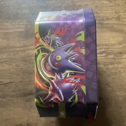 Pokemon TCG Mega Moonlit Tin Mega Gengar EX Metal Tin New & Sealed - Image 4