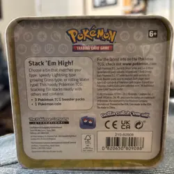 Pokemon TCG: Electric Stacking Tin - Factory Sealed (3 packs) - Image 5