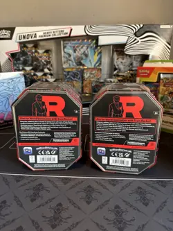 Pokemon TCG Team Rocket Tin x2 - Persian EX & Mewtwo EX - Sealed - Image 2