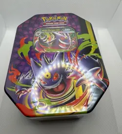 Pokemon TCG Mega Moonlit tin Gengar-EX Tin Promo + Booster English - Image 1