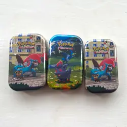 Pokemon TCG Evolutions Mini Tin Lot of 3 40ct Salamence Zoroark Lucario - Image 1