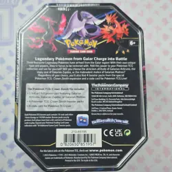 Pokemon TCG Crown Zenith Galarian Articuno Tin Promo Booster English 2023 - Image 2