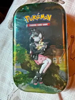 Pokemon TCG Marnie & Morpeko Crown Zenith mini tin factory sealed 2 packs - Image 1