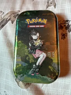Pokemon TCG Marnie & Morpeko Crown Zenith mini tin factory sealed 2 packs - Image 3