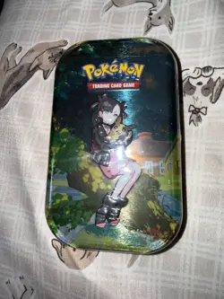 Pokemon TCG Marnie & Morpeko Crown Zenith mini tin factory sealed 2 packs - Image 4