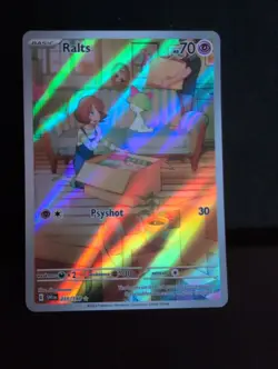 Pokemon TCG Ralts 211/198 Full Art Illustration Rare Card Scarlet & Violet NM - Image 1