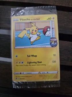 Pokemon Pikachu TCG Promo Card On the Ball Futsal, 001/005 Sealed - Image 1