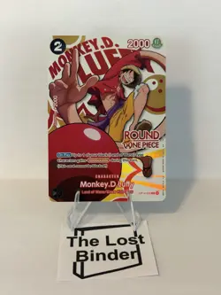 Round1 Promo #OP16-095 Monkey D Luffy Round One English One Piece - Image 1