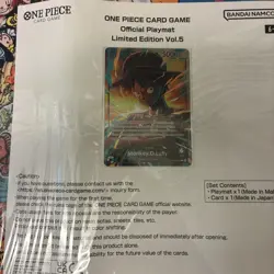 One Piece Monkey D Luffy Promo Card EB02-010 Official Playmat Limited Ed Vol. 5 - Image 2