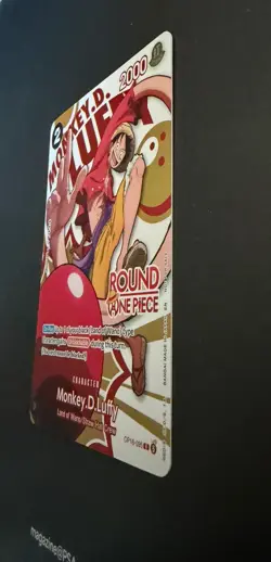 Monkey D. Luffy OP16-095 Round1 One Piece Promo English Card NM - Image 2