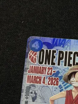 Bandai One Piece Monkey D. Luffy College Basketball US Voyage Promo Card - Image 2