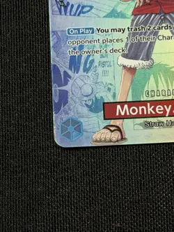 Bandai One Piece Monkey D. Luffy College Basketball US Voyage Promo Card - Image 5