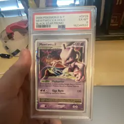 Pokemon 2008 Diamond & Pearl Mewtwo LV.X DP28 Black Star Promo Holo PSA 6 - Image 1