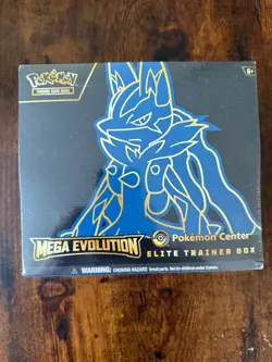 Mega Evolutions Lucario Pokemon Center Elite Trainer Box ETB New Sealed✅ - Image 1